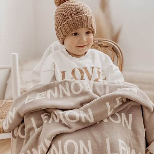 Tiled Name Blanket Tiled Name Blanket