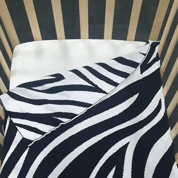 Zebra Name Blanket