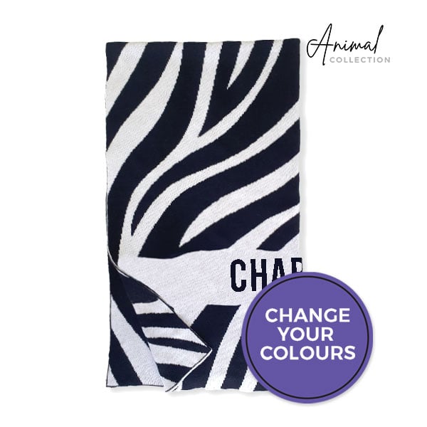 Zebra Name Blanket Zebra Name Blanket