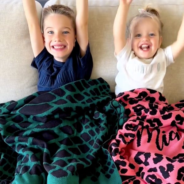 Leopard Name Blanket Leopard Name Blanket