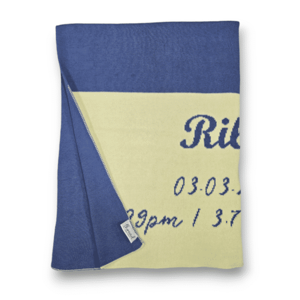 Birth Details Blanket Birth Details Blanket