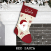 a  personalised christmas stocking