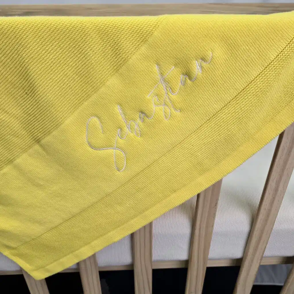 Yellow Baby Blanket