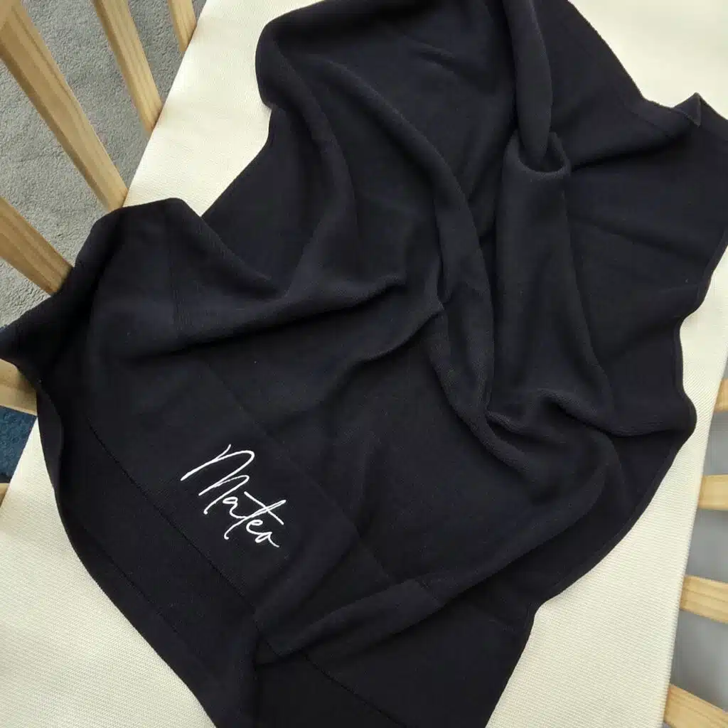 Black Baby Blanket