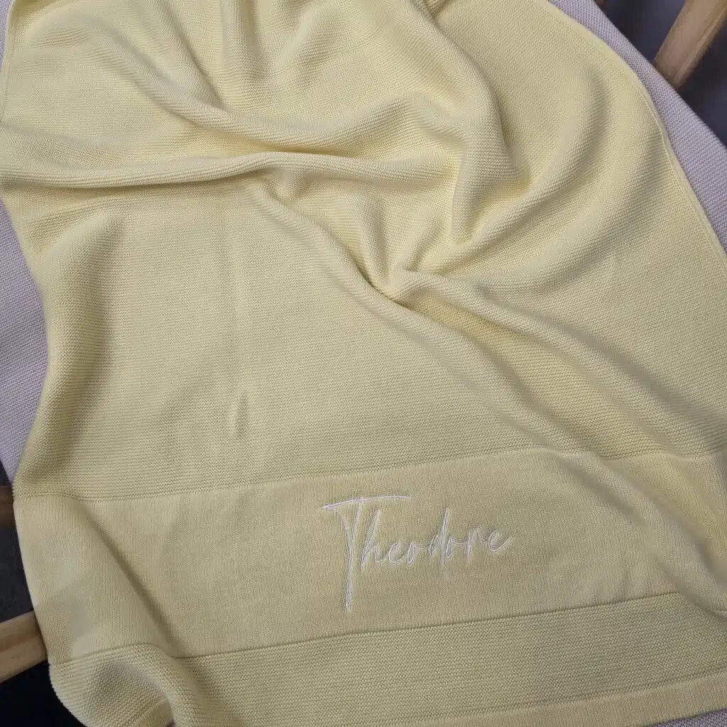 Lemon Baby Blanket