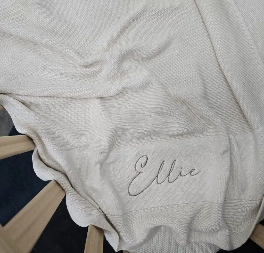Cream Baby Blanket