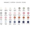 Custom Baby Blanket organic cotton colour pick