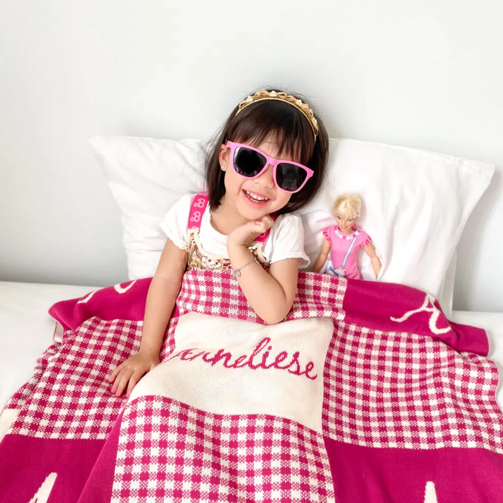 Custom Signature Gingham Blanket
