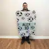 Custom Sports Soccer Ball Blanket