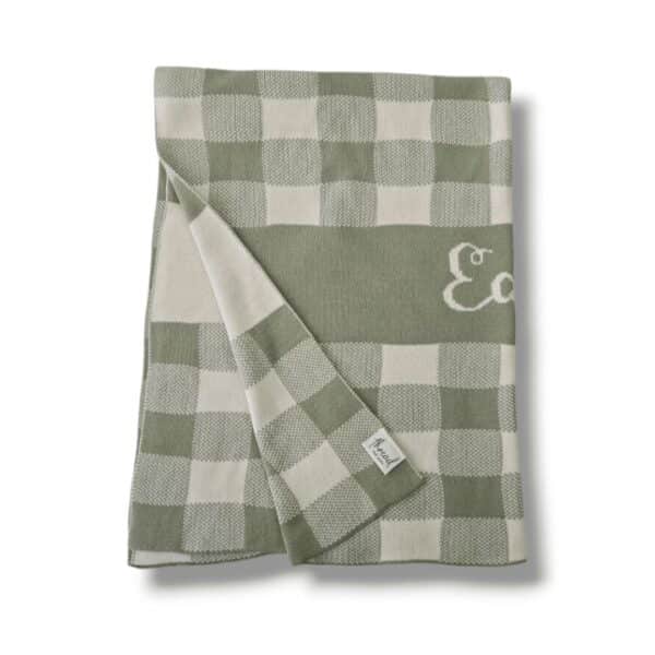 Custom Gingham Blanket