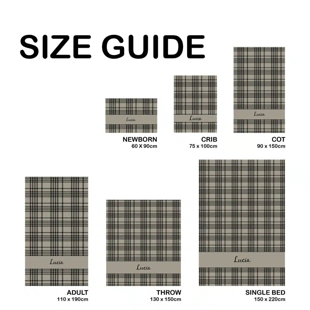 Custom Plaid Blanket