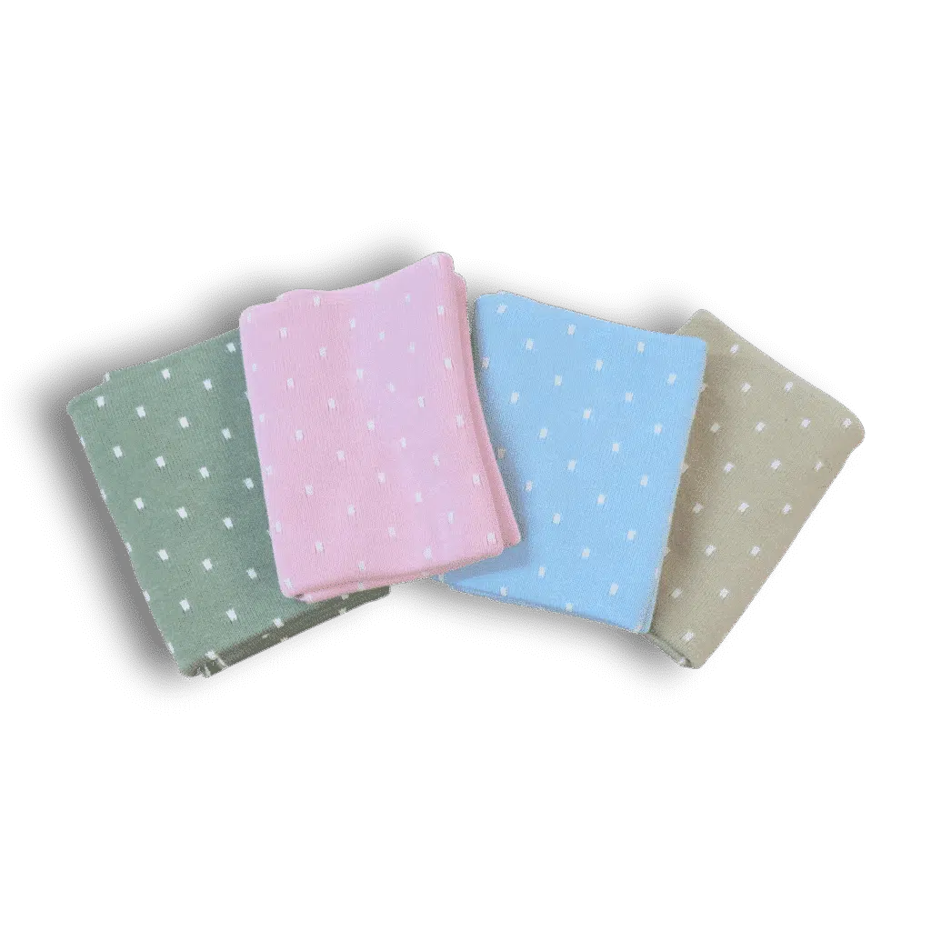 Premmie Blanket - Baby Blue Spots