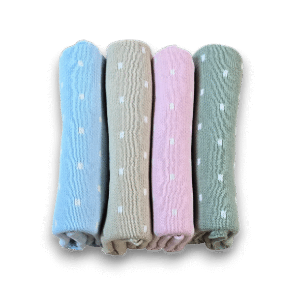 Premmie Blanket - Baby Blue Spots