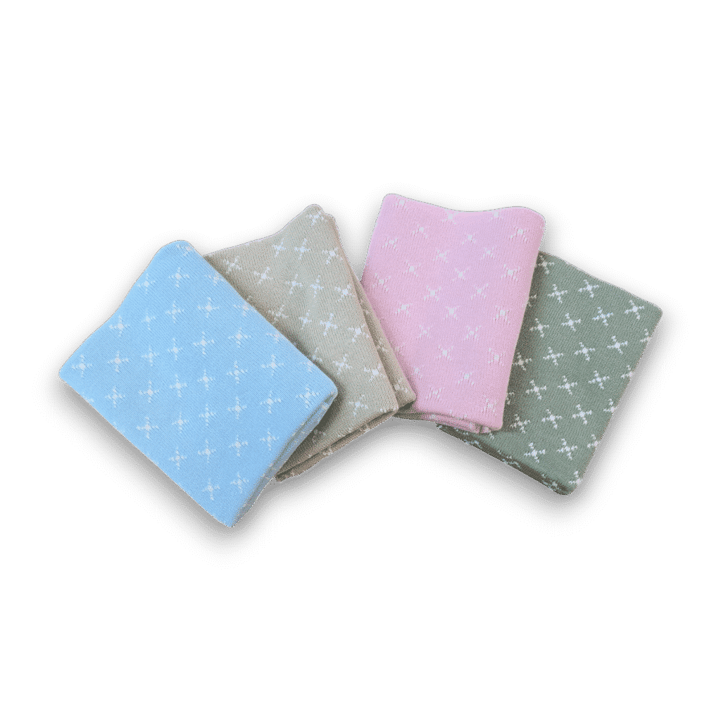 Premmie Blanket - Baby Pink Crosses