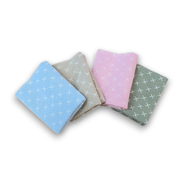 Premmie Blanket - Baby Pink Crosses
