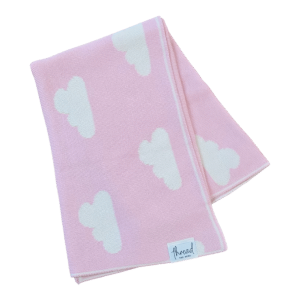 Premmie Blanket - Baby Pink Cloud