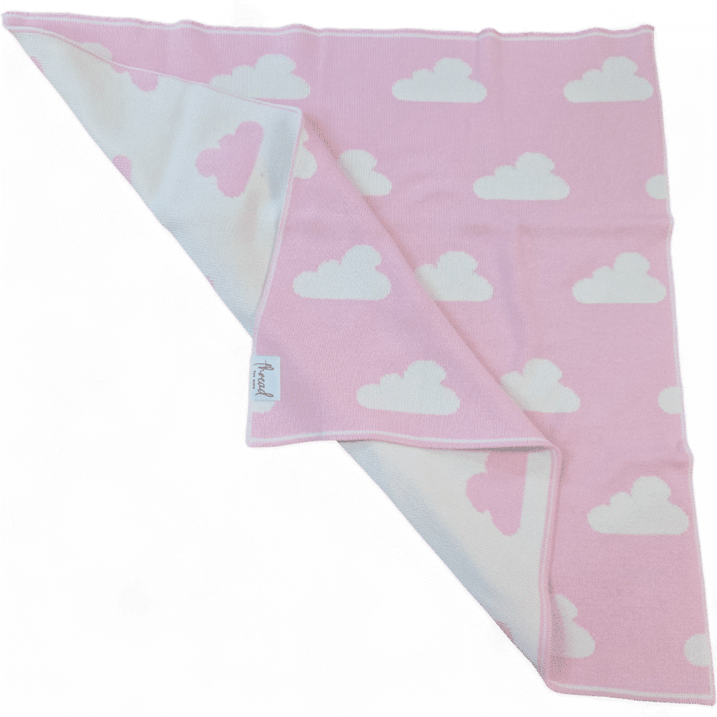 Premmie Blanket - Baby Pink Cloud