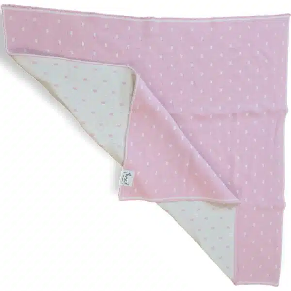 Premmie Blanket - Baby Pink Spots