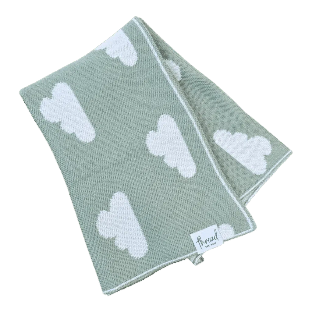 Premmie Blanket - Sage Cloud
