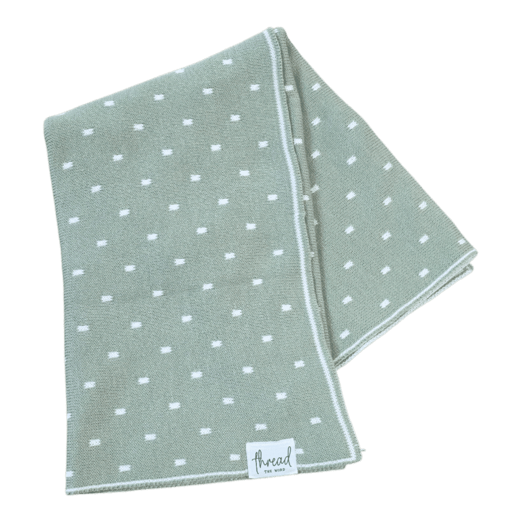 Premmie Blanket - Sage Spots