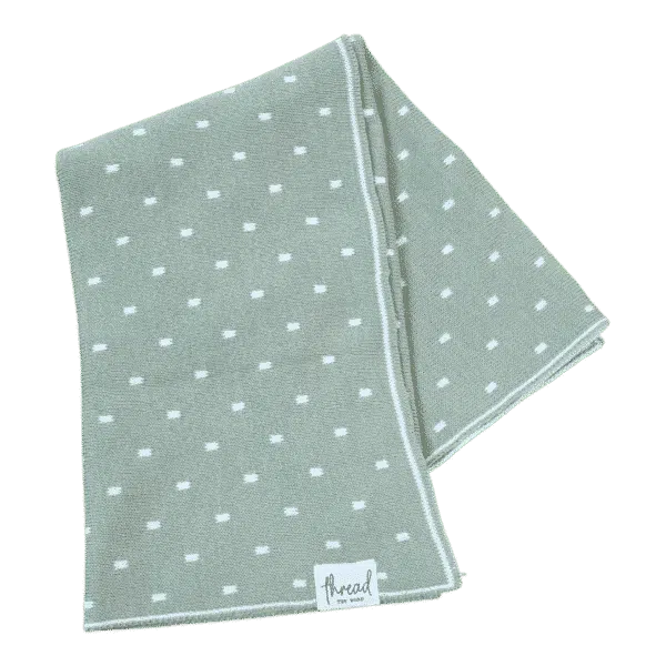 Premmie Blanket - Sage Spots