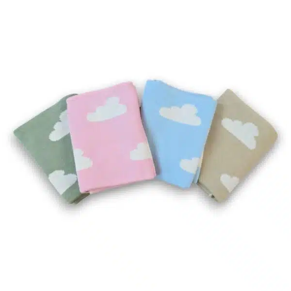 Premmie Blanket - Baby Blue Cloud