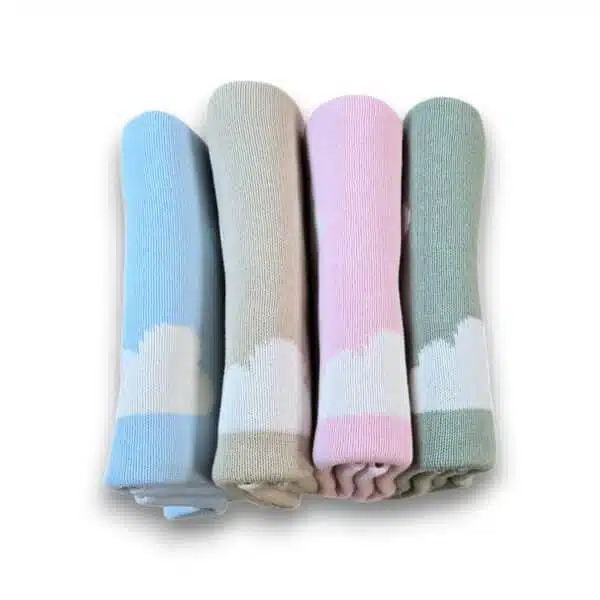 Premmie Blanket - Baby Blue Cloud