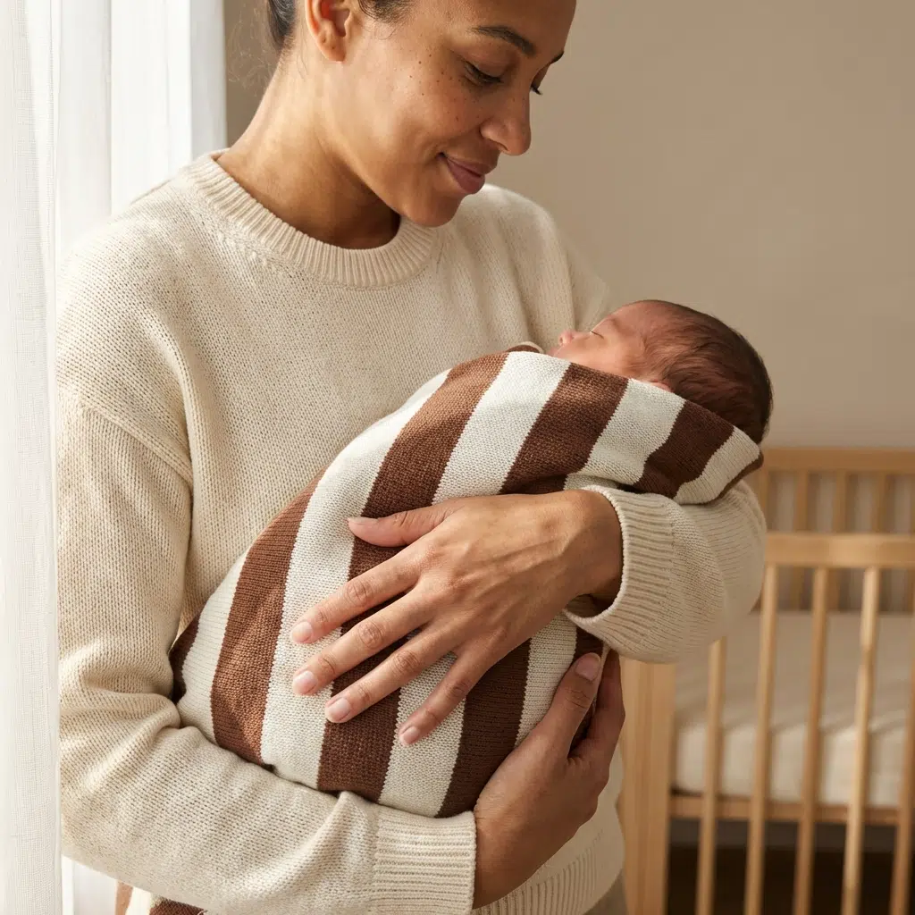 The Chunky Stripe Blanket