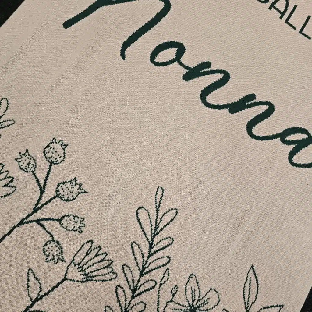 Custom Floral Blanket